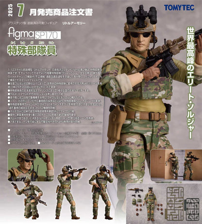 01-01-2025 [PreOrder預訂-數量有限，額滿即止]Tomytec Little Armory figma 特種部隊員 (SP-170)