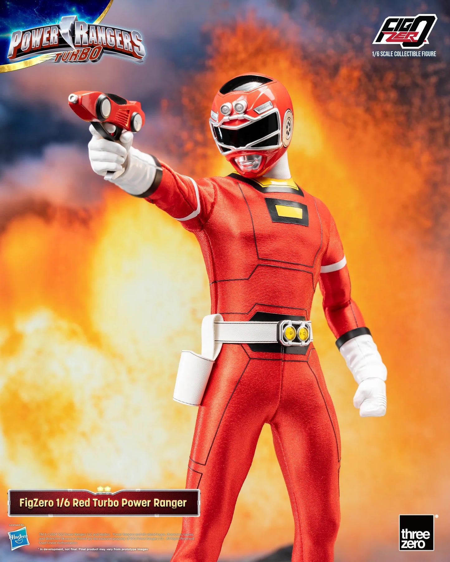 30-12-2024 [PreOrder預訂-數量有限，額滿即止]Threezero FigZero 1/6 Red Turbo Power Rangers