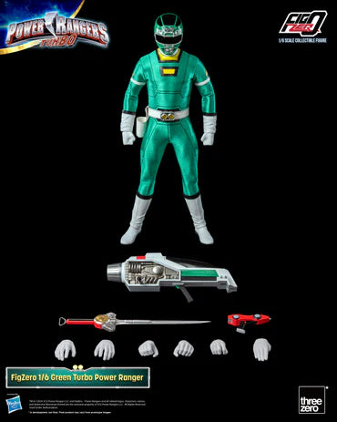 30-12-2024 [PreOrder預訂-數量有限，額滿即止]Threezero FigZero 1/6 Green Turbo Power Rangers