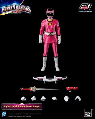 30-12-2024 [PreOrder預訂-數量有限，額滿即止]Threezero FigZero 1/6 Pink Turbo Power Rangers