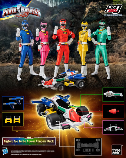 30-12-2024 [PreOrder預訂-數量有限，額滿即止]Threezero FigZero 1/6 Turbo Power Rangers Pack