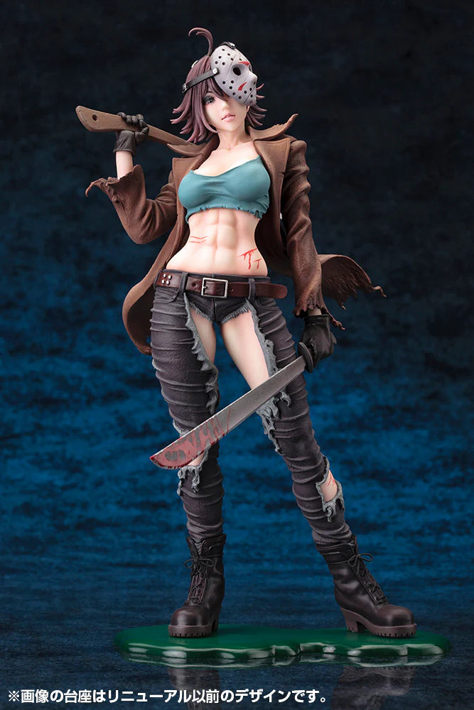 15-01-2025 [PreOrder預訂-數量有限，額滿即止]Kotobukiya 1/7 HORROR美少女雕像系列 - FREDDY VS. JASON - 傑森【再販】